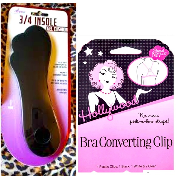 Accessories Nwt Bra Converter Clips And Gel Shoe Insoles Poshmark